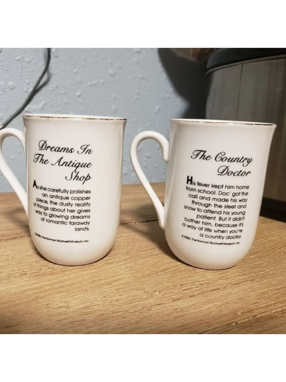 Norman Rockwell Mug Set
